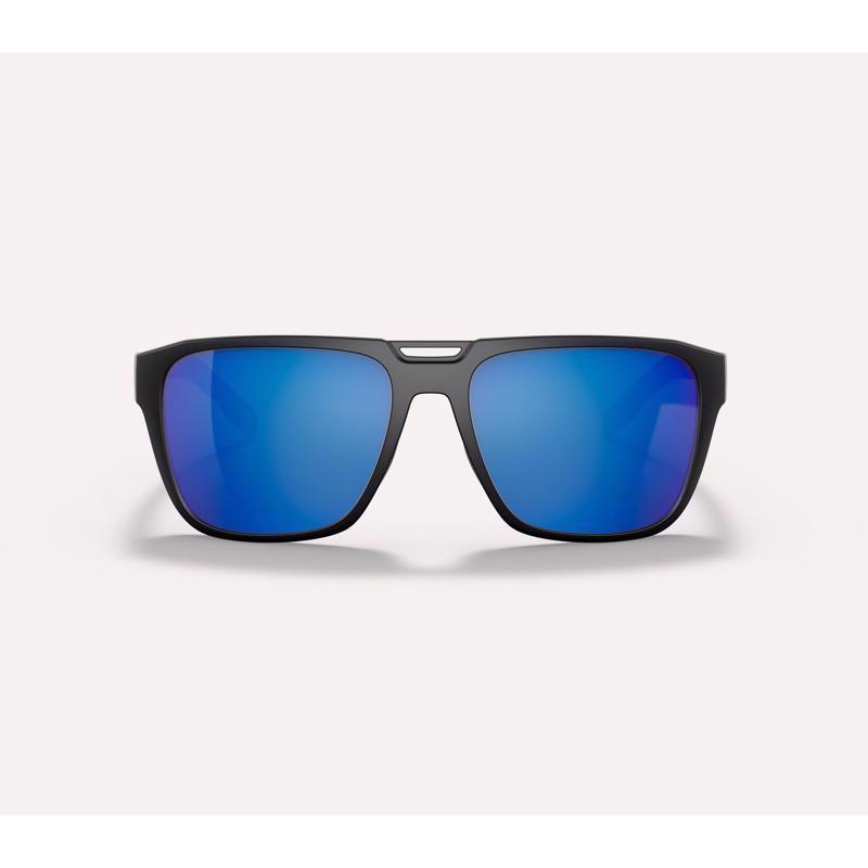 Native Mammoth Unisex Matte Black Frame Blue Lens Polarized Sunglasses