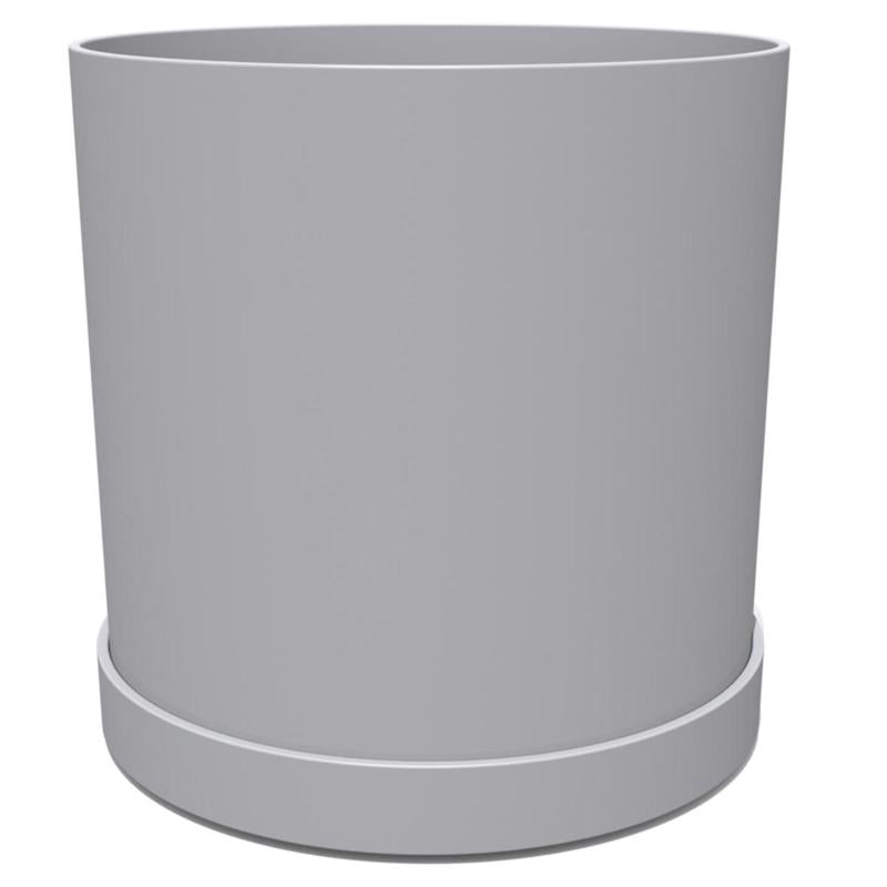 Bloem Mathers 9.5 in. H X 10 in. D Resin Mathers Planter Cement