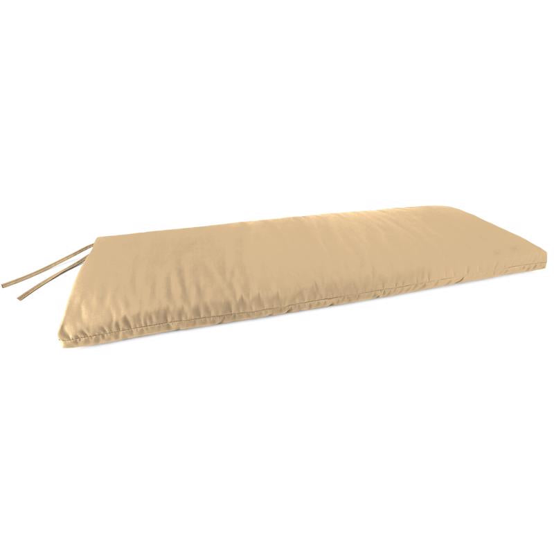 Jordan Manufacturing Beige Polyester Bench Cushion 18 in. H X 3.5 in. W X 48 in. L