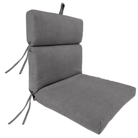 Jordan Manufacturing Gray Polyester Chaise Lounge Cushion 22 in. H X 4 in. W X 44 in. L