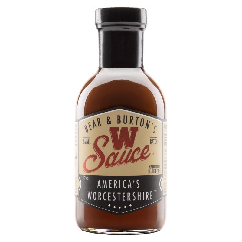 The W Sauce Bear & Burton's America's Worcestershire Sauce 12 oz