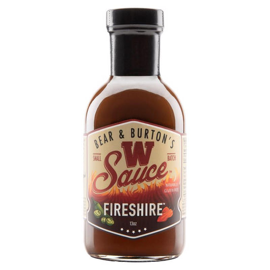 The W Sauce Bear & Burton's Fireshire Sauce 12 oz
