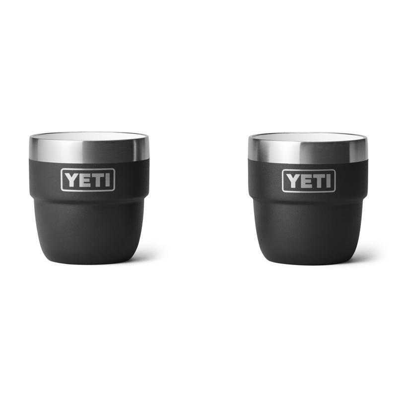 YETI Rambler 4 oz Black BPA Free Insulated Cup Set
