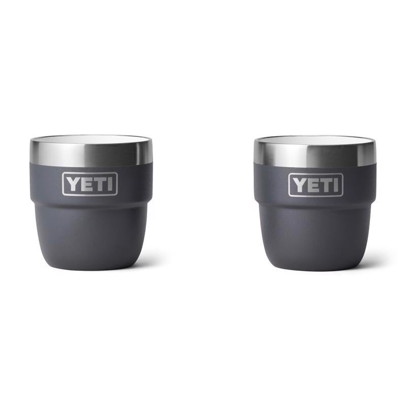 YETI Rambler 4 oz Charcoal BPA Free Insulated Cup Set