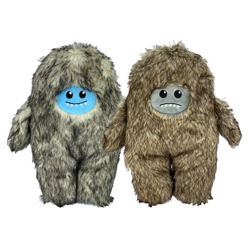 Multipet Assorted Plush Yeti Betty Dog Toy 10 1 pk