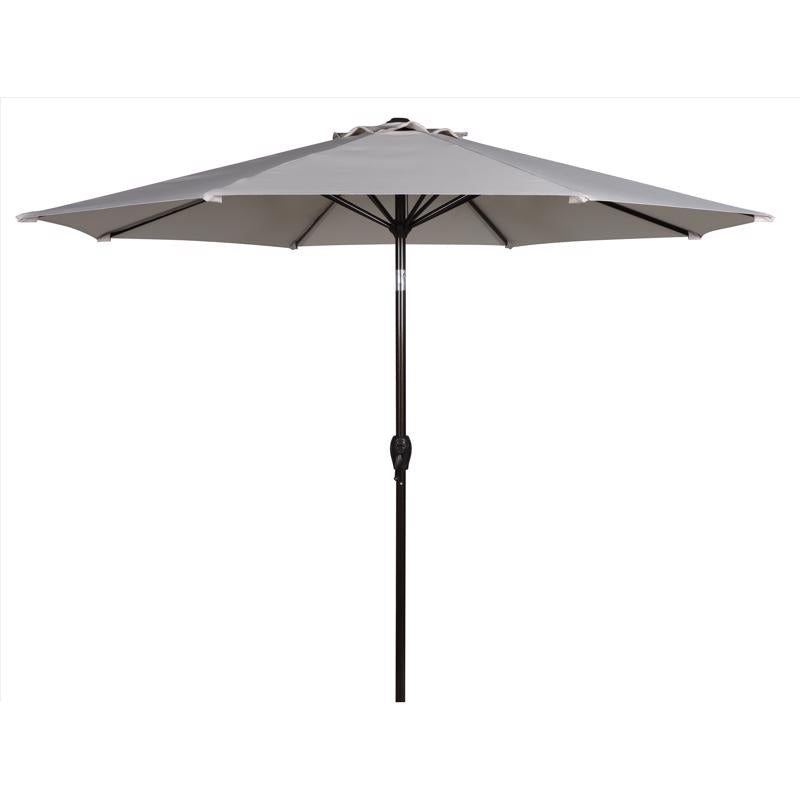 Living Accents 9 ft. Tiltable Beige Market Umbrella