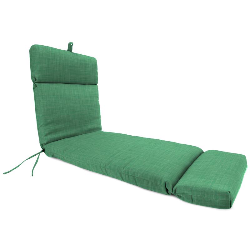 Jordan Manufacturing Green Polyester Chaise Cushion 4 in. H X 22 in. W X 72 in. L
