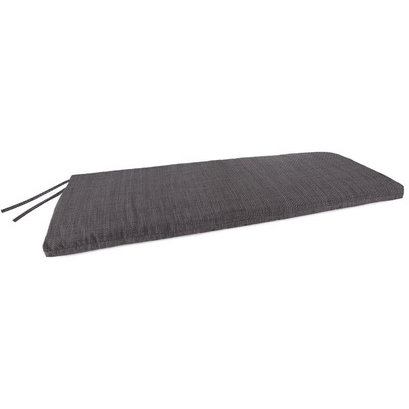 Jordan Manufacturing Gray Polyester Bench Cushion 3.5 in. H X 18 in. W X 48 in. L
