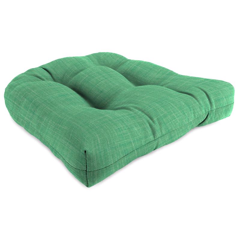 Jordan Manufacturing Green Polyester Wicker Seat Cushion 4 in. H X 19 in. W X 19 in. L