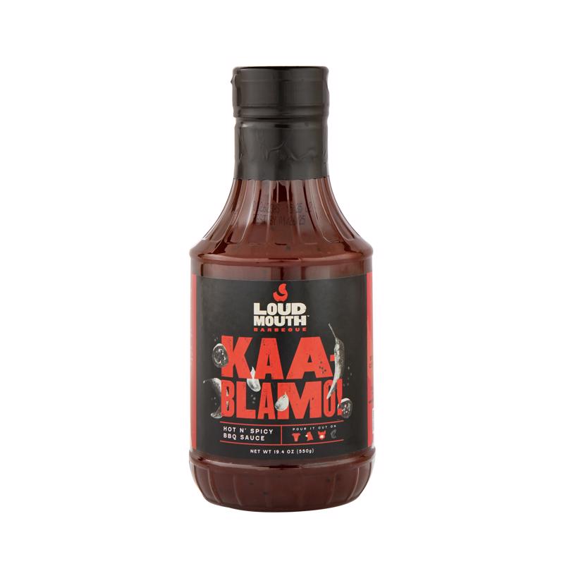 Loud Mouth KAABLAMO Hot N' Spicy BBQ Sauce 19.4 oz
