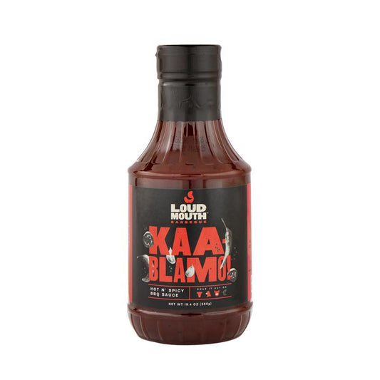 Loud Mouth KAABLAMO Hot N' Spicy BBQ Sauce 19.4 oz