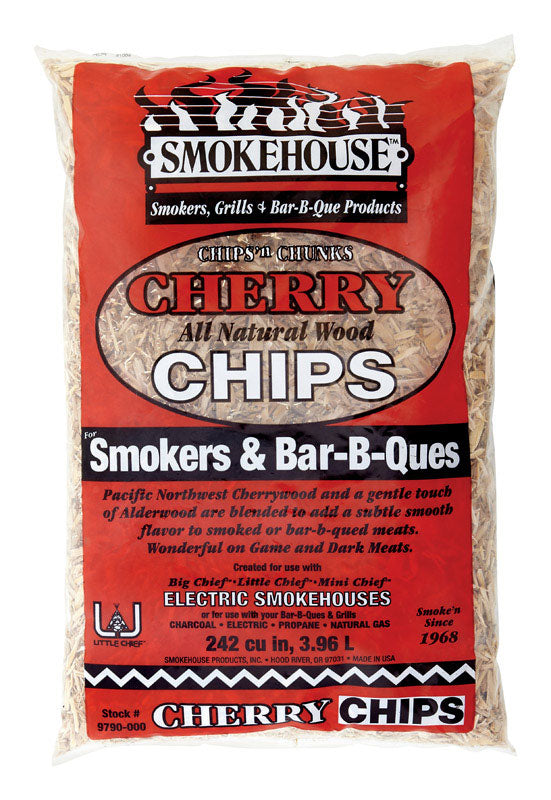 Smokehouse All Natural Cherry Wood Smoking Chips 242 cu in