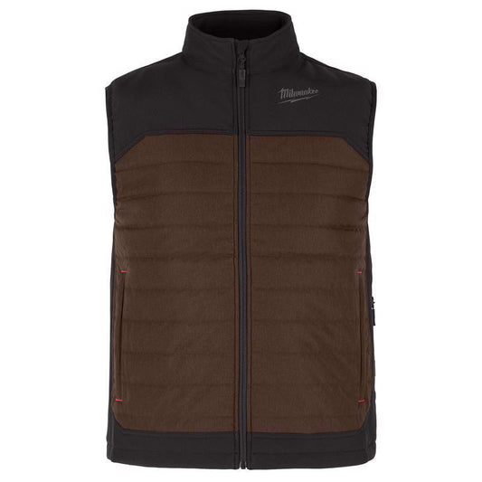 Milwaukee M12 XL Sleeveless Unisex Full-Zip Heated Vest Brown