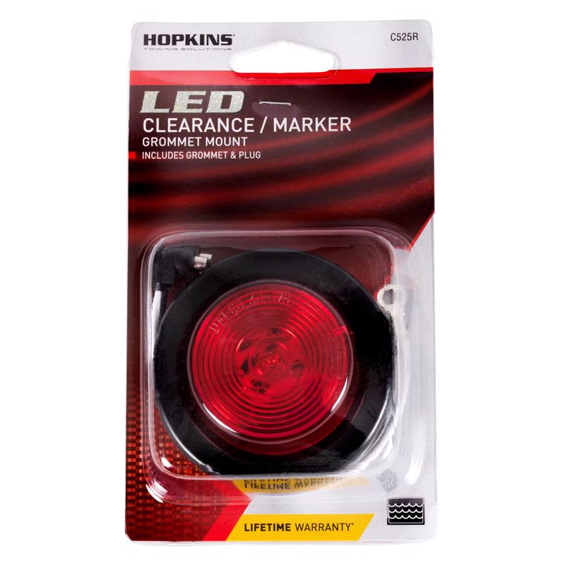 Hopkins Red Round Clearance/Side Marker LED Light Kit