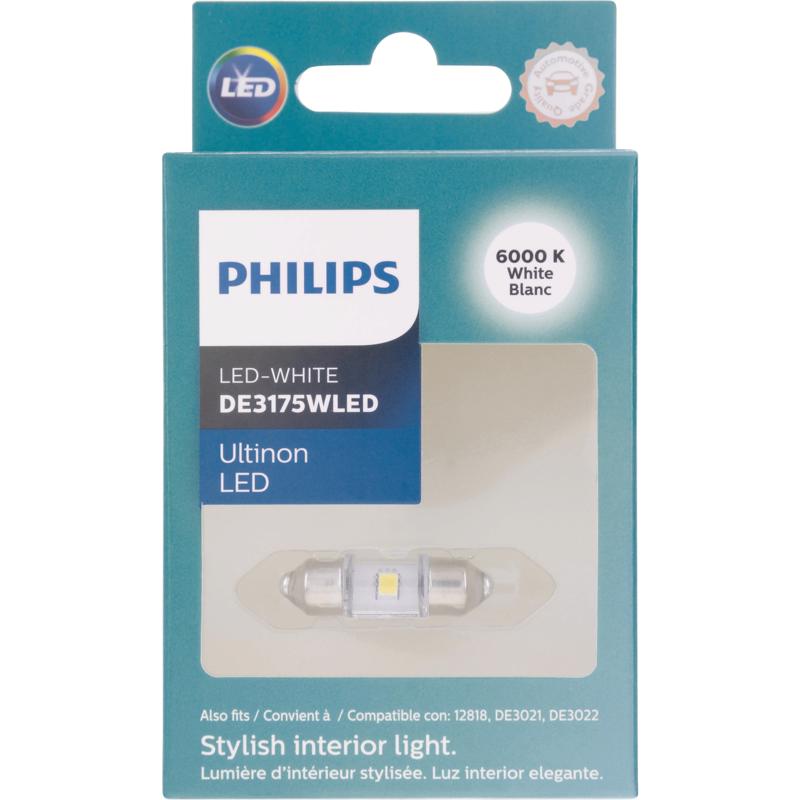 Philips Ultinon LED Courtesy/Glove/License/Trunk Miniature Automotive Bulb DE3175WLED