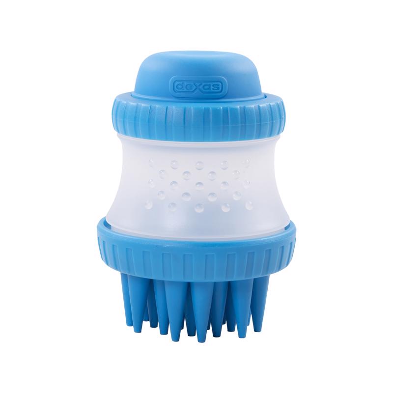 Dexas ScrubBuster Blue Dog Grooming Brush 1 pk