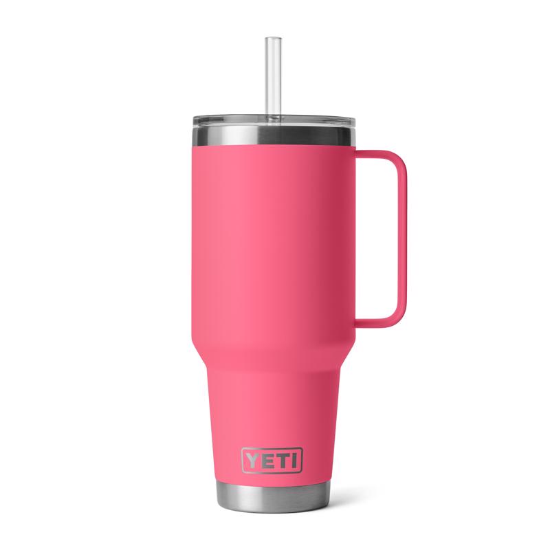 YETI Rambler 42 oz Tropical Pink BPA Free Straw Mug