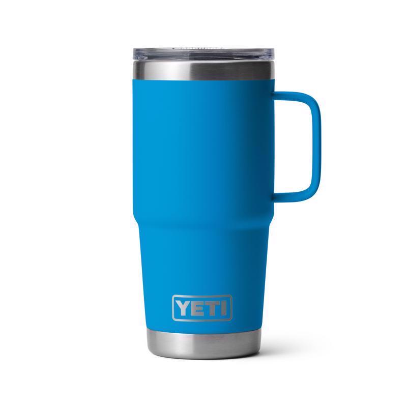 YETI Rambler 20 oz Big Wave Blue BPA Free Travel Mug
