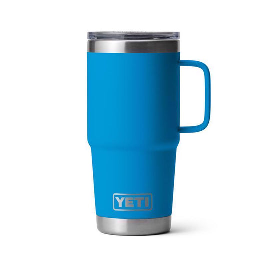 YETI Rambler 20 oz Big Wave Blue BPA Free Travel Mug