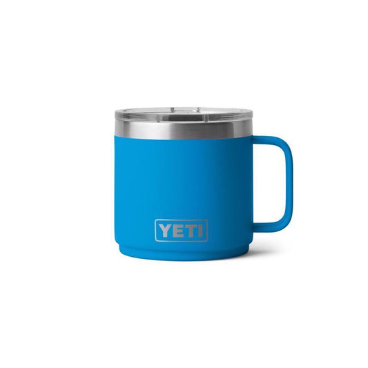 YETI Rambler 14 oz Big Wave Blue BPA Free Mug with MagSlider Lid