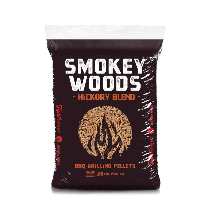 Smokey Woods Hardwood Pellets All Natural Hickory 20 lb