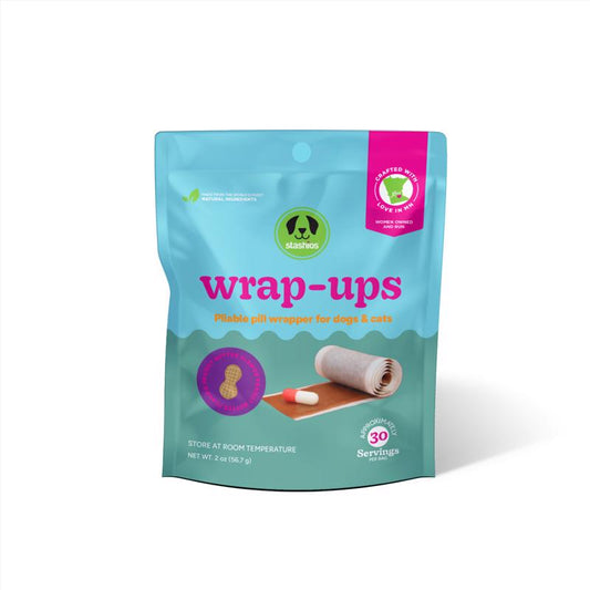 Stashios Wrap-Ups Peanut Butter Grain Free Pill Pockets For Dogs 2 oz 1 pk