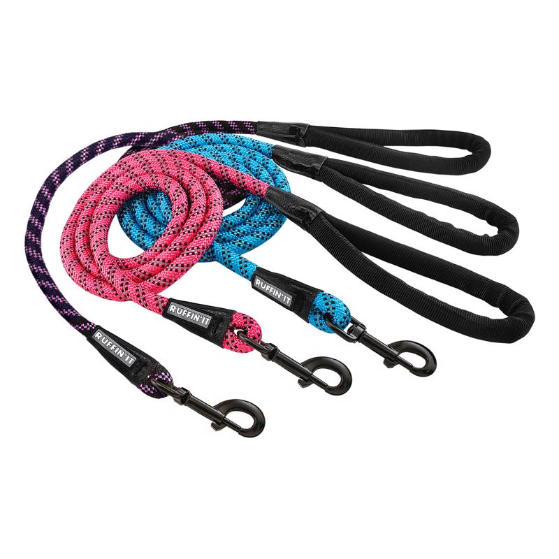 Ruffin' It Assorted Braided Nylon Dog Leash