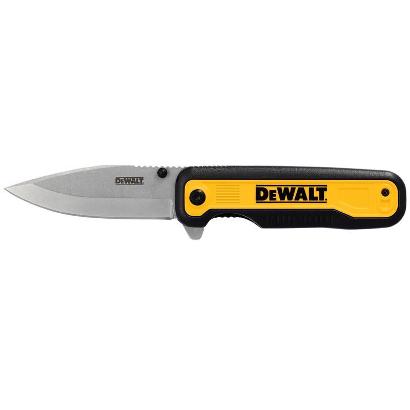DeWalt Black/Yellow 7Cr Stainless Steel 7.8 in. Pocket Knife