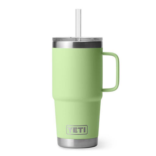 YETI Rambler 25 oz Key Lime BPA Free Straw Mug