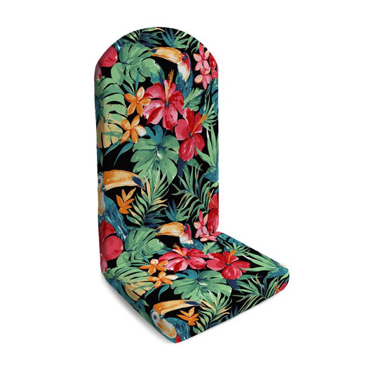 Jordan Manufacturing Multicolored Floral Polyester Adirondack Cushion