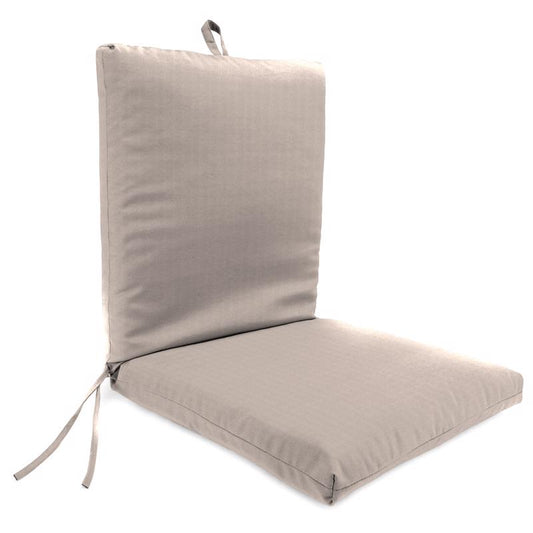 Jordan Manufacturing Beige Polyester Chair Cushion 24 in. H X 21 in. W X 44 in. L