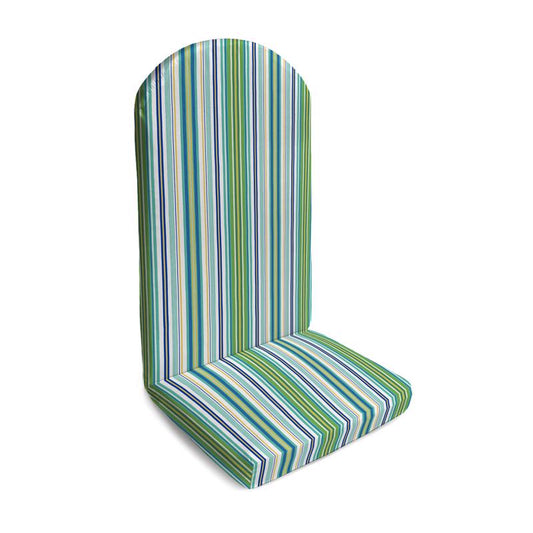 Jordan Manufacturing Multicolored Stripe Polyester Adirondack Cushion