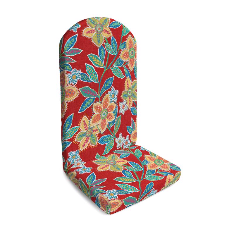 Jordan Manufacturing Multicolored Floral Polyester Adirondack Cushion