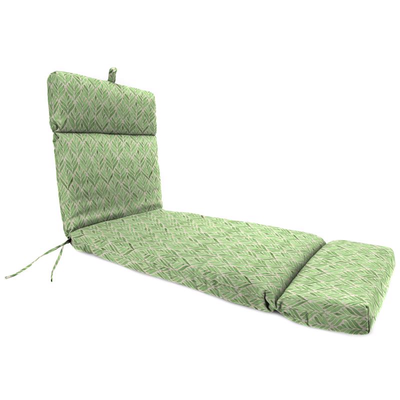 Jordan Manufacturing Green Polyester Chaise Cushion