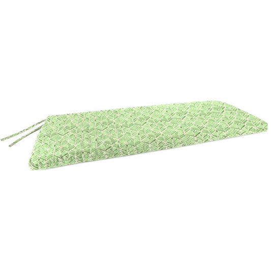 Jordan Manufacturing Green Polyester Bench Cushion 3.5 in. H X 18 in. W X 48 in. L