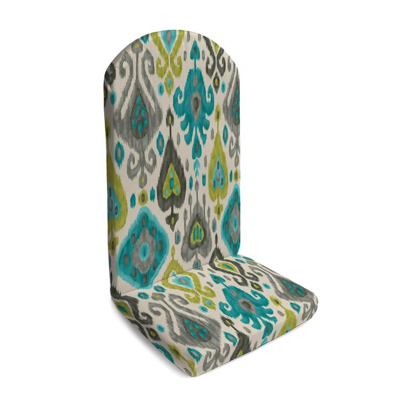 Jordan Manufacturing Multicolored Polyester Adirondack Cushion 2.5 in. H X 19 in. W X 44.5 in. L