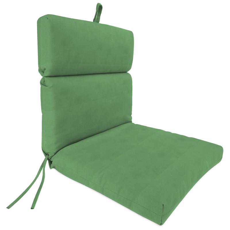 Jordan Manufacturing Green Polyester Chair Cushion 4 in. H X 22 in. W X 44 in. L