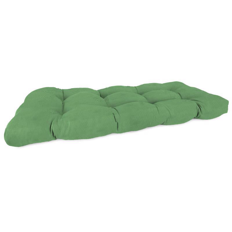 Jordan Manufacturing Company Green Olefin Wicker Settee Cushion 4 in. H X 43 in. W X 19 in. L