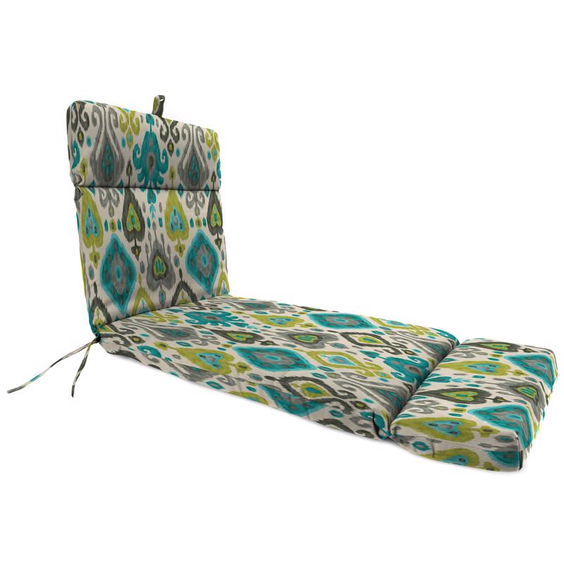 Jordan Manufacturing Multicolored Polyester Chaise Cushion 3.5 in. H X 22 in. W X 72 in. L