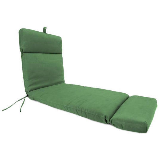 Jordan Manufacturing Company Green Olefin Chaise Lounge Cushion 3.5 in. H X 22 in. W X 72 in. L