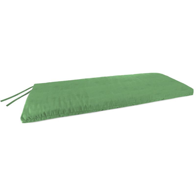 Jordan Manufacturing Green Polyester Bench Cushion 3.5 in. H X 18 in. W X 48 in. L