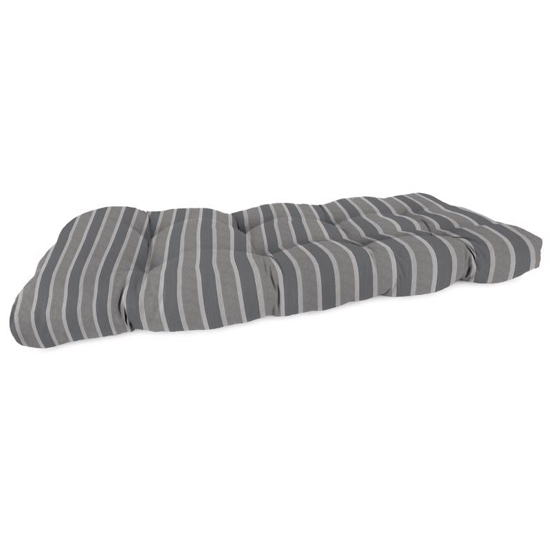 Jordan Manufacturing Gray Polyester Bench Cushion 4 in. H X 19 in. W X 46 in. L