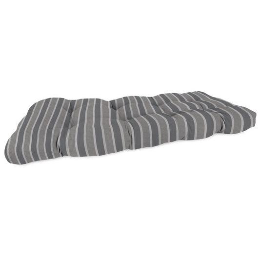 Jordan Manufacturing Gray Polyester Bench Cushion 4 in. H X 19 in. W X 46 in. L