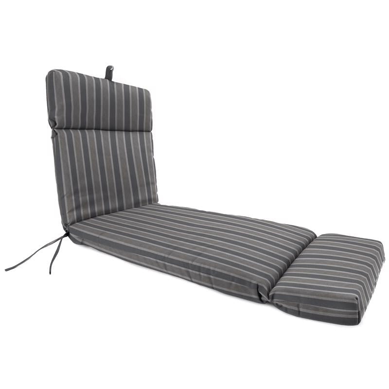 Jordan Manufacturing Gray Polyester Chaise Cushion 3.5 in. H X 22 in. W X 72 in. L