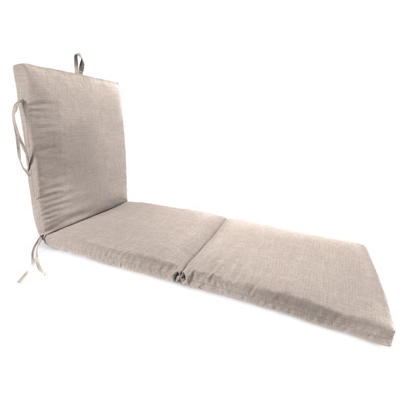 Jordan Manufacturing Beige Polyester Chaise Lounge Cushion 26.5 in. H X 22 in. W X 72 in. L