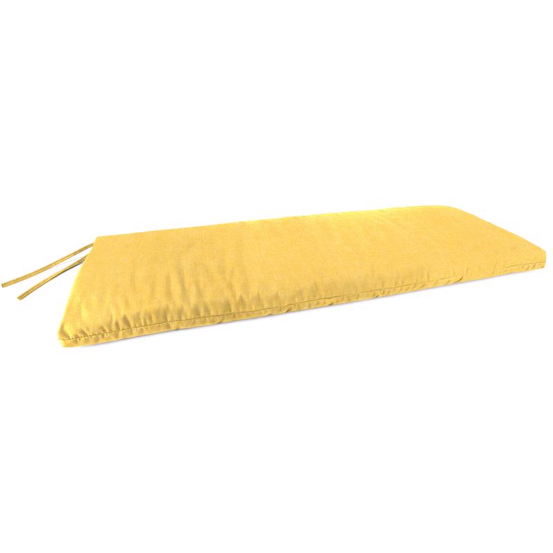 Jordan Manufacturing Yellow Polyester Bench Cushion 3.5 in. H X 18 in. W X 48 in. L