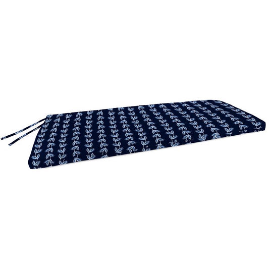 Jordan Manufacturing Blue Polyester Bench Cushion