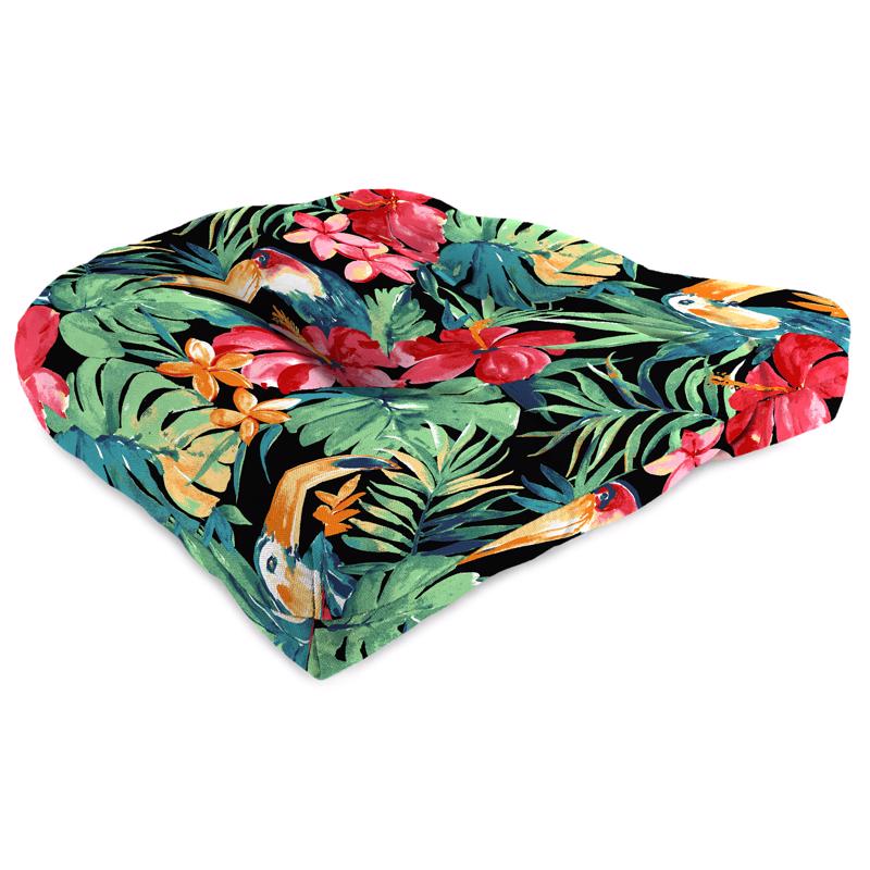 Jordan Manufacturing Multicolored Polyester Wicker Seat Cushion 4 in. H X 19 in. W X 19 in. L