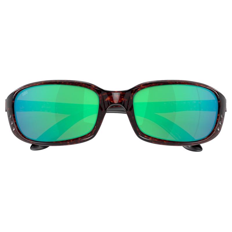 Costa Brine Brown Tortoise Frame Green Lens Polarized Sunglasses