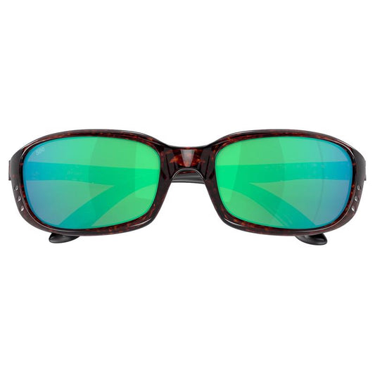 Costa Brine Brown Tortoise Frame Green Lens Polarized Sunglasses